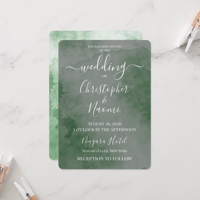 Convites Crie Seu Próprio Casamento com Textura Vintage (Frente/Verso In Situ)