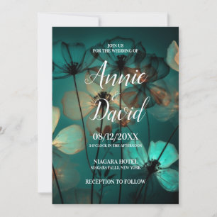 Convites Crie Seu Próprio Casamento De Flores De Raios X Az