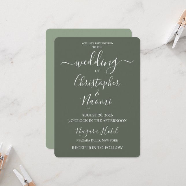 Convites Crie Seu Próprio Casamento Personalizado (Frente/Verso In Situ)