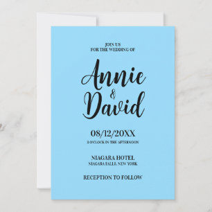Convites Crie seu próprio casamento personalizado