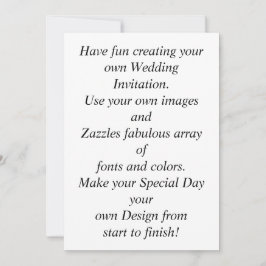 Convites Crie seu próprio casamento personalizado e persona