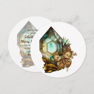 Convites Crie Seu Próprio Cristal De Borboleta Steampunk