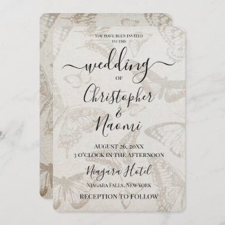 Convites Crie seu próprio papel de borboleta suave