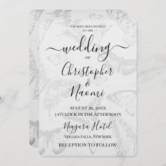 Convites Crie seu próprio papel de borboleta suave