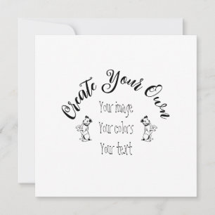 Convites Crie seu próprio personalizado