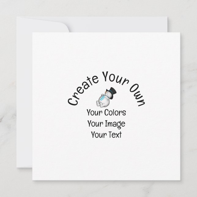 Convites Crie seu próprio personalizado (Frente)