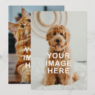 Convites Crie Seu Próprio Simples de 2 Imagens