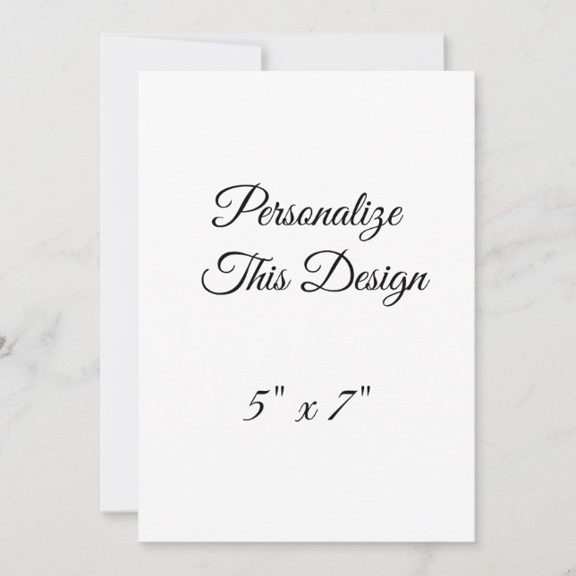 Convites Crie seus próprios envelopes quadrados 5" x 7": Br (Frente)