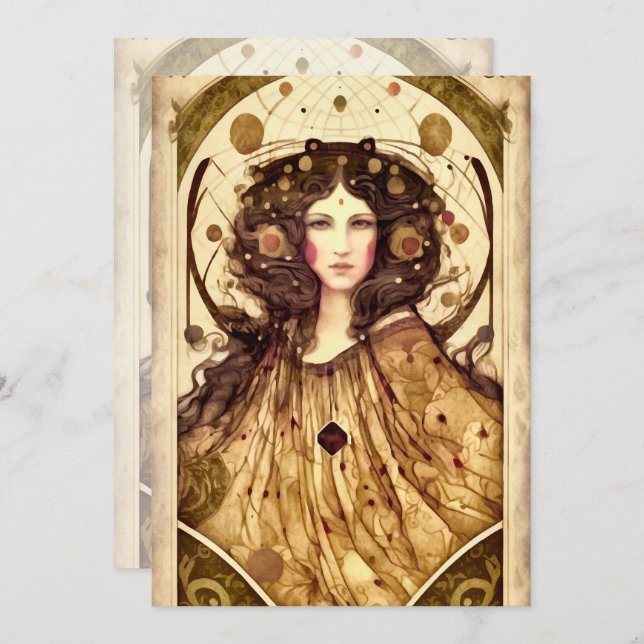 Convites Crie Sua Própria Bruxa Vitoriana (Frente/Verso)