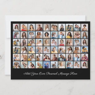 Convites Crie Sua Própria Colagem de 60 Fotos Adicione Seu 
