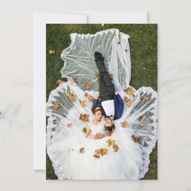 Convites Crie Sua Própria Foto Personalizada (Frente)