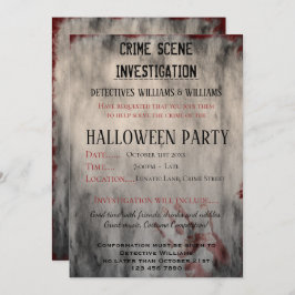 Convites Crime Scense Investigation Halloween Party