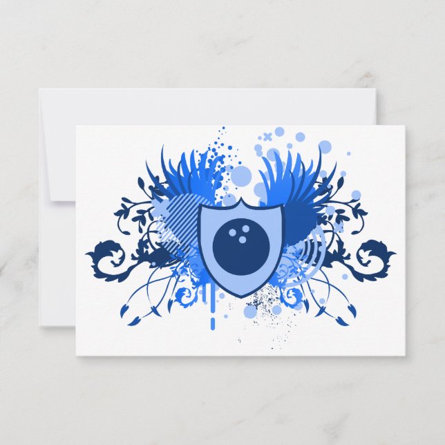 Convites crista de boliche hi-fi (Frente)