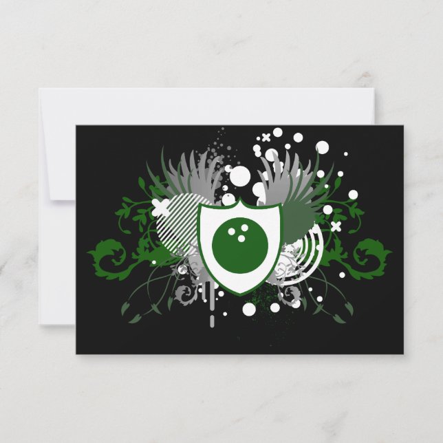 Convites crista de boliche hi-fi (Frente)