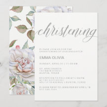 Cristening Elegante Moderno | Retorno floral delic