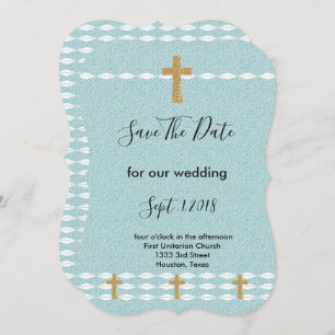 Convites Cristo Cruz de Jesus Luz para salvar a data