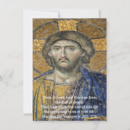 Convites Cristo Pantocrator Mosaico Icônico Religioso Roman
