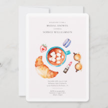 Croissant francês e Chá de panela de café