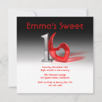 Cromo e doce Red Sweet 16
