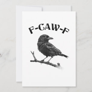 Convites Crow F-CAW-F Halloween