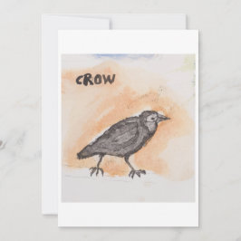 Convites Crow Greeting Card