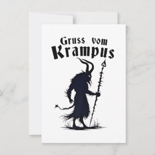 Convites Cruss Vom Krampus Natal Xmas Diabo Assustador