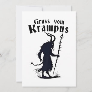 Convites Cruss Vom Krampus Natal Xmas Diabo Spooky