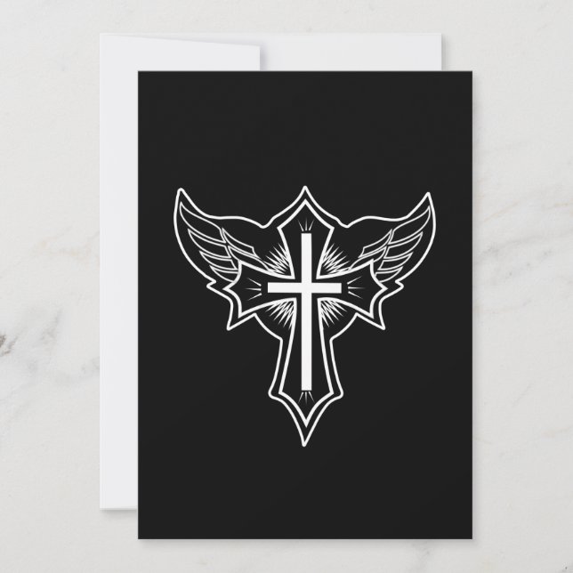 Convites Cruz cristã (Frente)