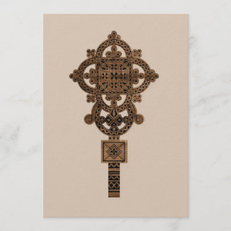 Convites Cruz de Mão de Madeira