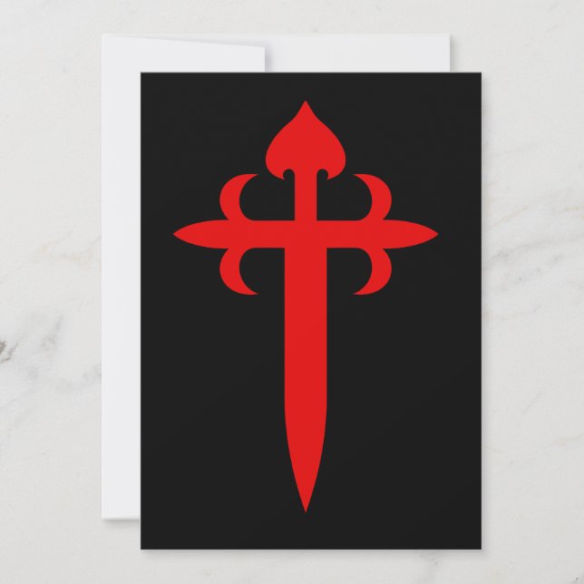 Convites Cruz de Santo James (Frente)