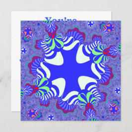 Convites Cruz Retroativa Azul