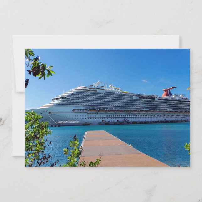 Convites cruzeiro Caribbean Dream (Frente)