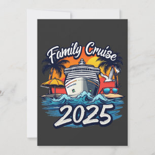 Convites Cruzeiro em Família 2025 Equipe de Tripulação de N