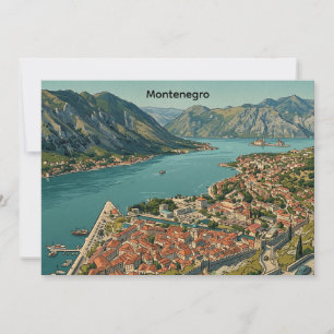 Convites Cruzeiro Vintage pelo Mar da Baía de Kotor e Centr