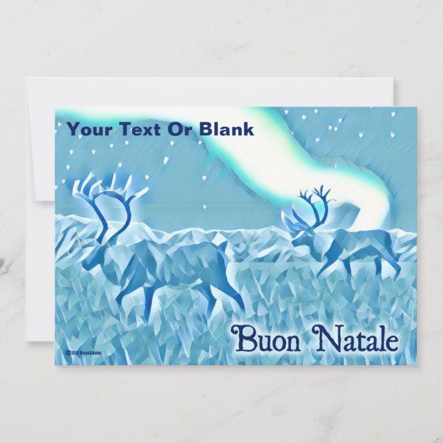 Convites Crystal Blue Cariou - Buon Natale (Frente)
