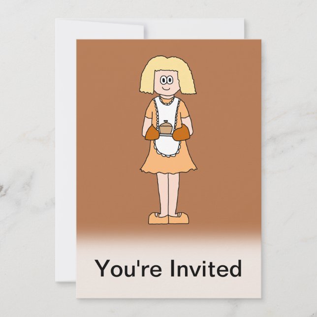 Convites Cuidador com Sopa Quente. (Frente)