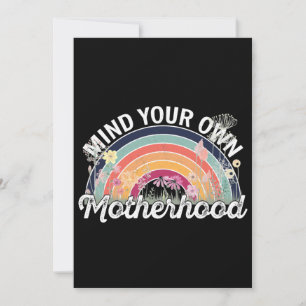 Convites Cuide da sua própria maternidade, presentes no Dia