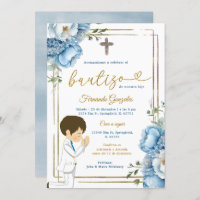 Cujo Anjo Espanhol Bautizo Dusty Blue