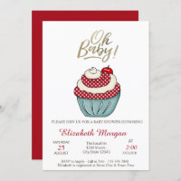 Cupcake bonito, Chá de fraldas de Verão