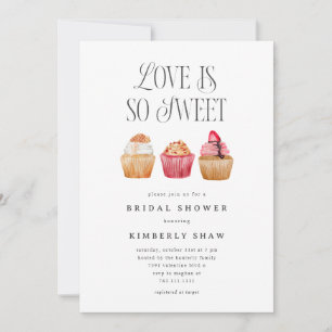 Convites Cupcakes Adoram É Um Chá de panela Tão Doce