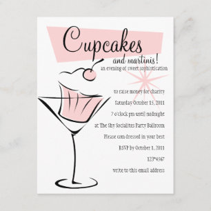 Convites Cupcakes e Martinis!