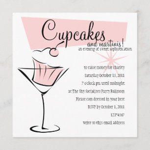 Convites Cupcakes e Martinis!