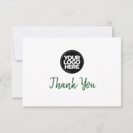 Convites Custom Business Logo And Message Thank You Card