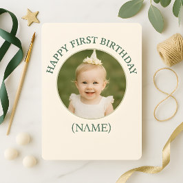 Convites Custom Photo Birthday Sticker -Personal Invitation