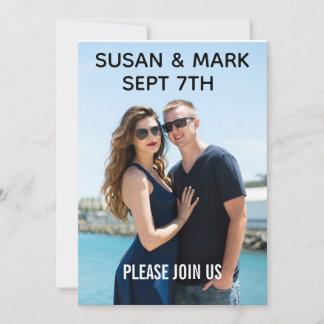 CONVITES CUSTOM PHOTO WEDDING INVITATIONS