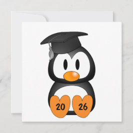 Convites Customizable Graduation Penguin