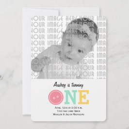 Convites Cuta como um botão (rosa)