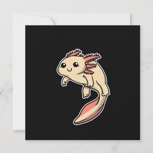 Convites Cute Axolotl Costume Amphibian Gift Idea (Frente)