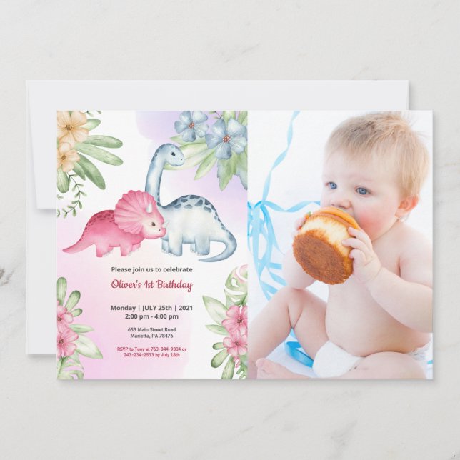 Convites Cute engraçado | Aniversário de criança foto (Frente)