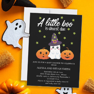Convites Cute Fantasma Little Boo Quase Chegando Chuveiro d